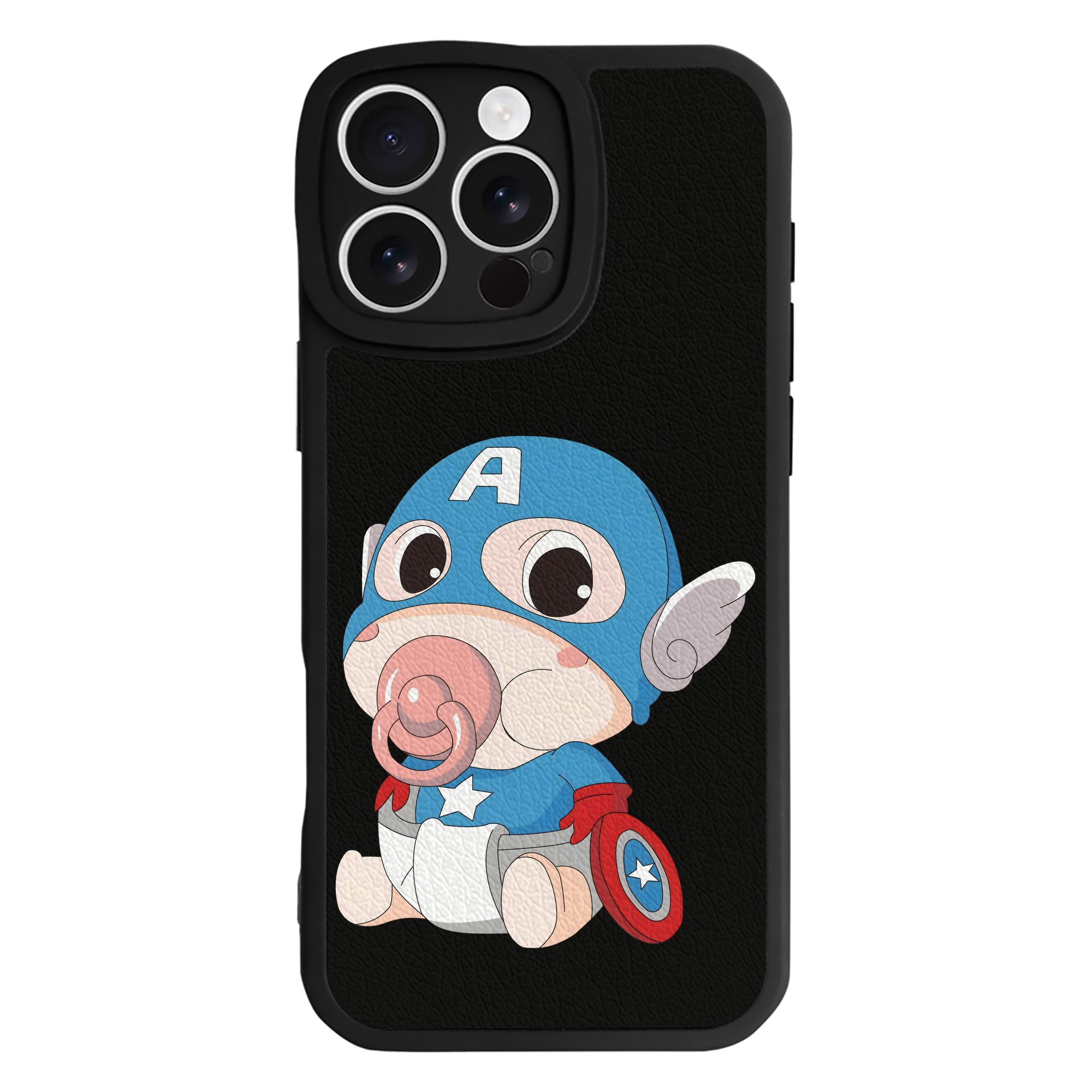 （画像用） アベンジャーズ The Avengers 【iPhone 16シリーズ対応】シリコンスマホケース（レザー調） 材質：シリコン